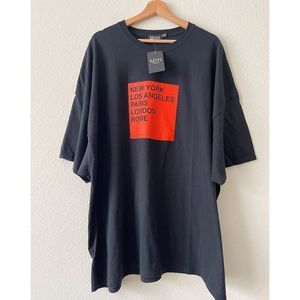 BooHoo MAN Black Graphic Tee Shirts NWT 5XL